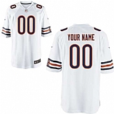 Men Nike Chicago Bears Customized White Team Color Stitched NFL Game Jersey,baseball caps,new era cap wholesale,wholesale hats